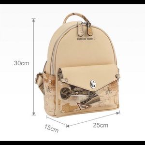 Double zipper travel backpack from teenie weenie